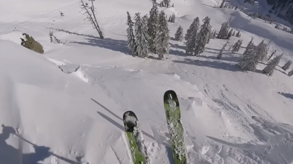 Skiing at Paslisades Tahoe.